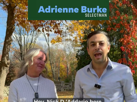 NICK AND ADRIENNE: SO MUCH GRATITDUE FOR A WONDERFUL COMMUNITY!