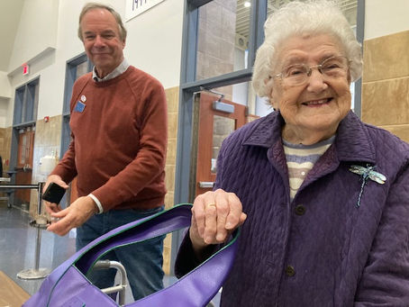 If Anne Can Get to the Polls at 102 to Keep Easton Blue You Can too!