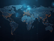 India leading Global South geopolitical strategy with world map visualization showing multipolar global alliances and strategic networks.