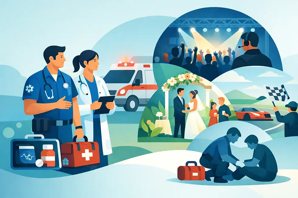 Private Event Medical Cover That Fits the Risk