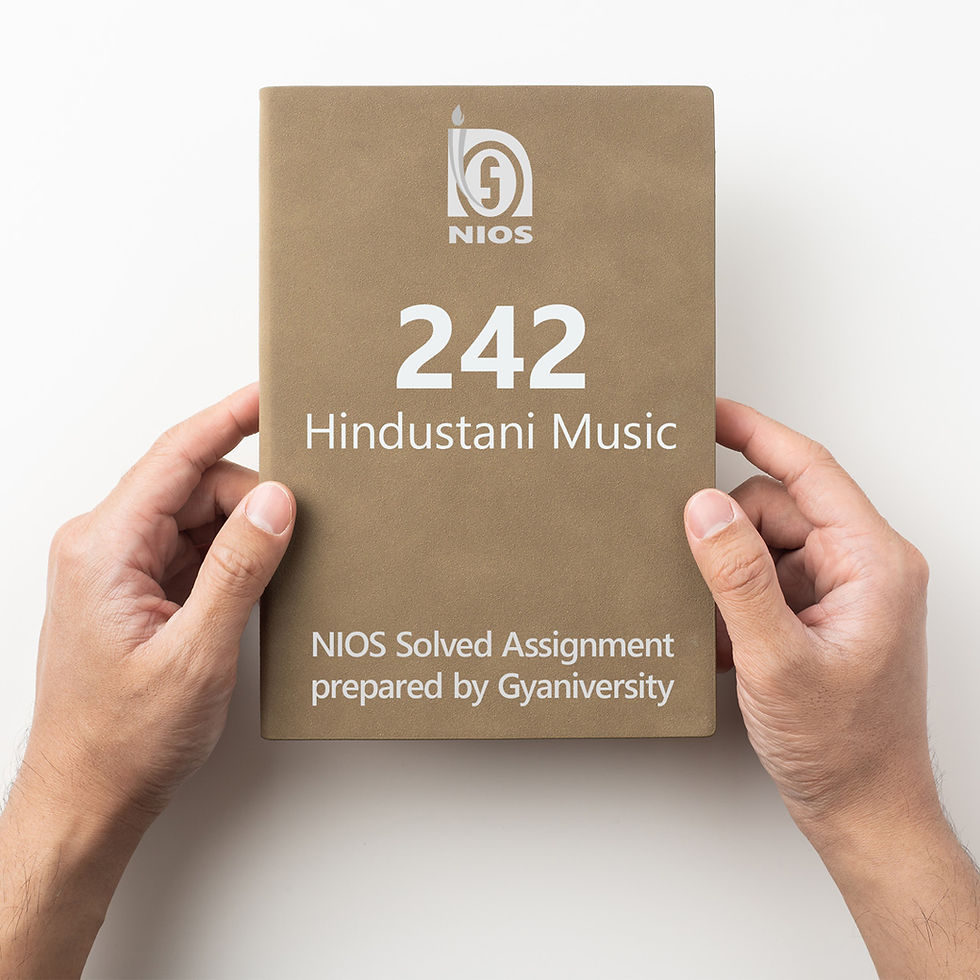 Thumbnail: NIOS-242: Hindustani Music (2022-23)