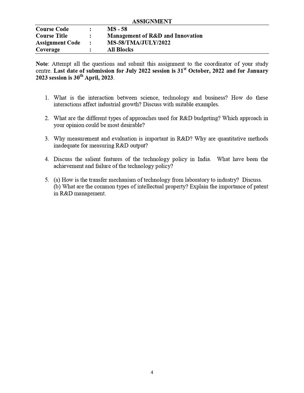Thumbnail: MS-58: Management of R&D and Innovation (2023)