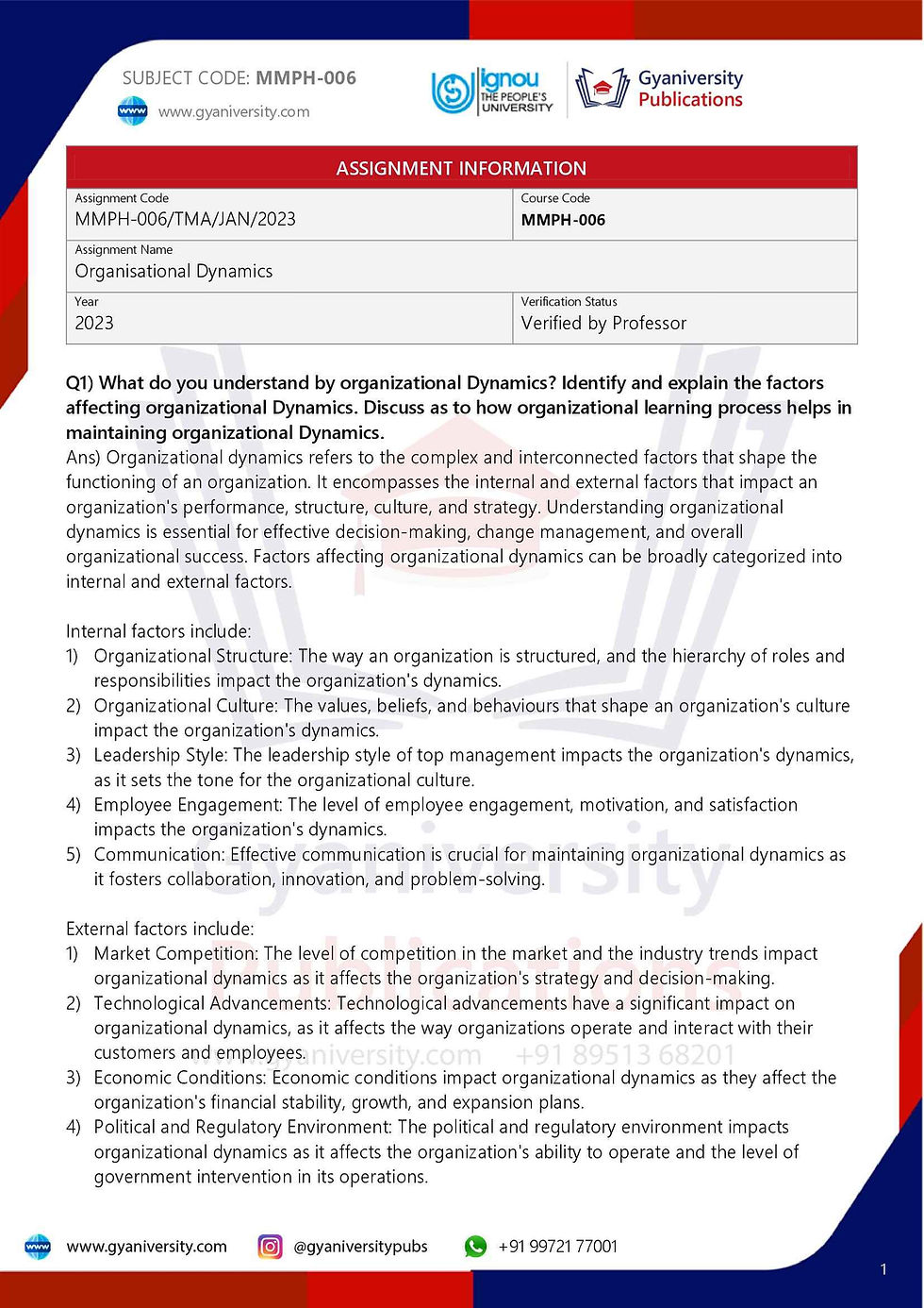 Thumbnail: MMPH-006: Organisational Dynamics (2023)