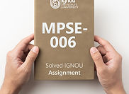 MPSE-006: Peace and Conflict Studies (2022-23)
