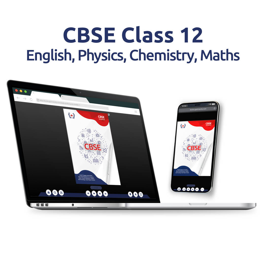 CBSE Class 12 Book Set: Eng, Physics, Chemistry, Math (Soft Copy)