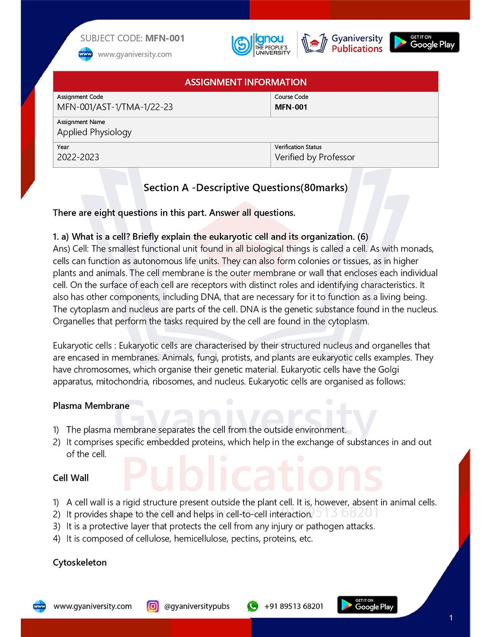 Thumbnail: MFN-001: Applied Physiology (2022-23)