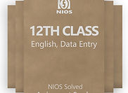 12th Standard English, Data Entry NIOS Solved Assignment Combo (2025-26)