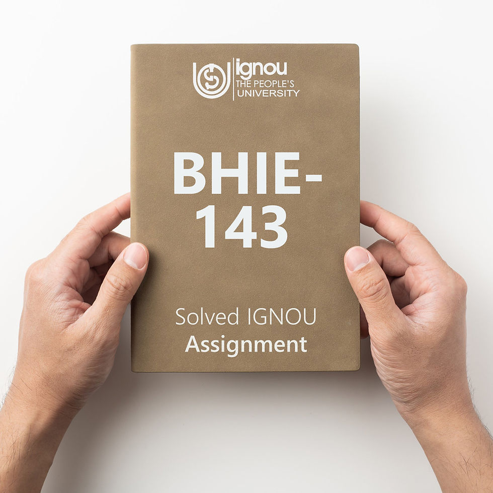 Thumbnail: BHIE-143: History of Environment (2022-23)