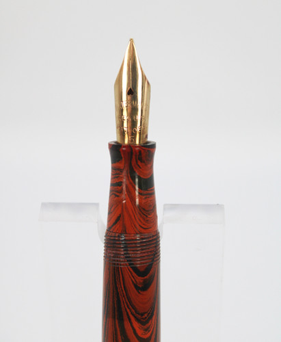 Waterman Ideal #7 Red Ripple Fountain pen (040225-JN-Wat. 56