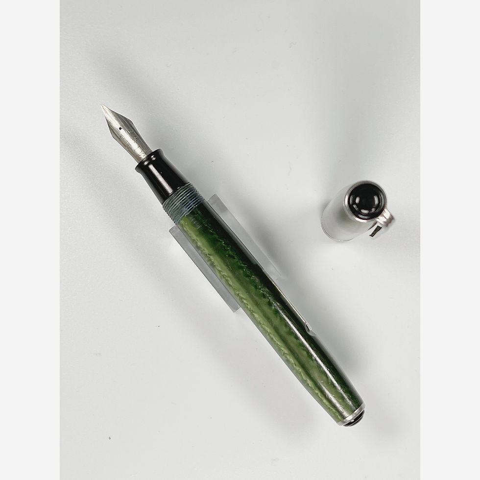 Thumbnail: Missing Esterbrook2556 Green J Series Lever Fill Fountain Pen(090721-19)