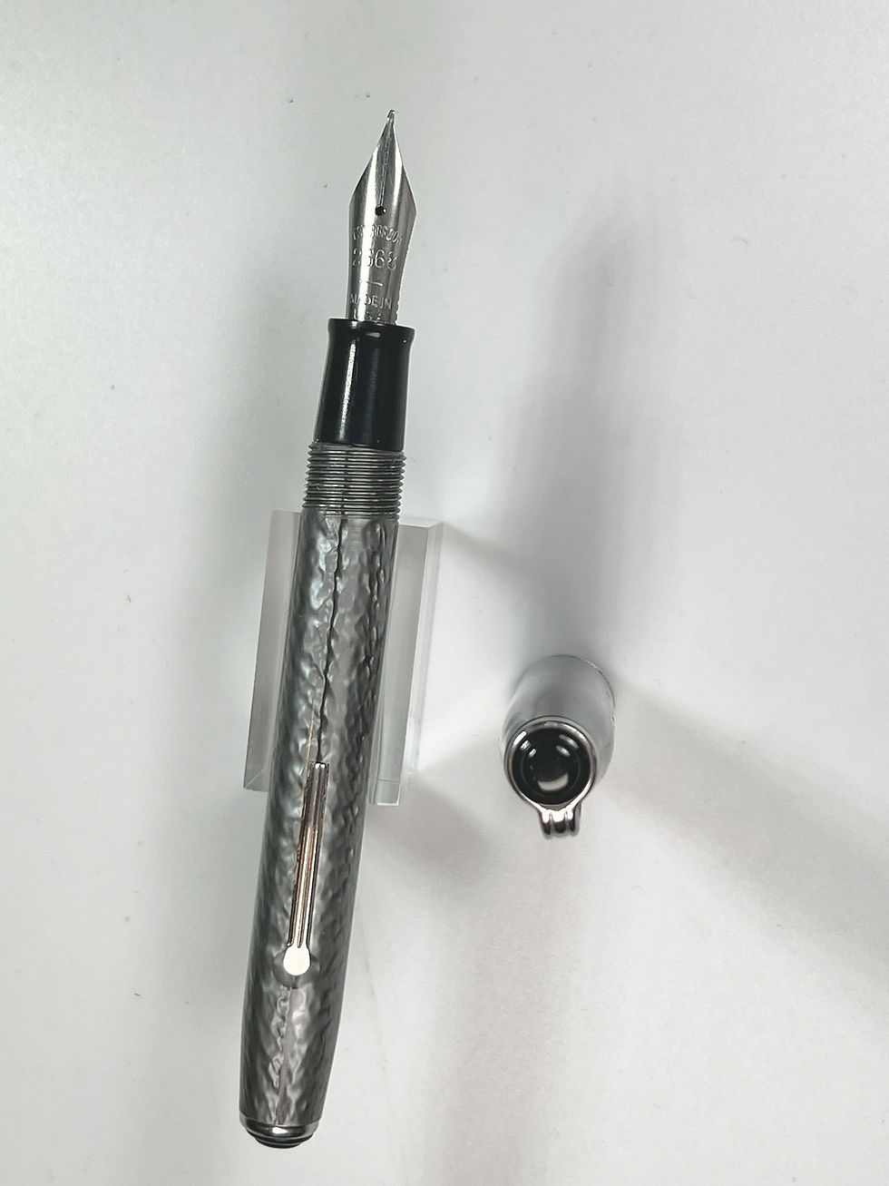 Thumbnail: Esterbrook 2668 Grey SJ Series Lever Fill Fountain Pen (030922-184)