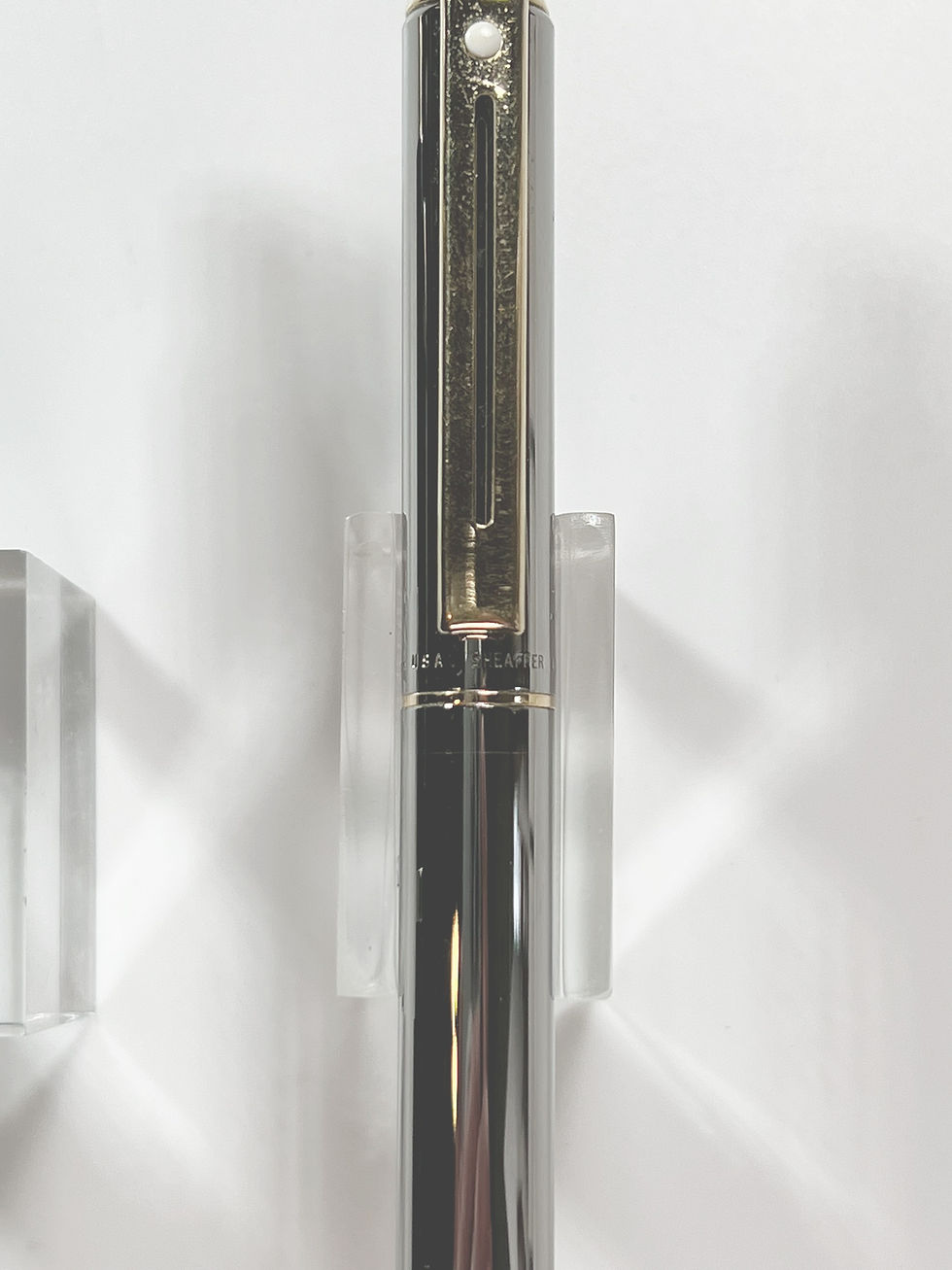 Thumbnail: Parker Black with Silver Trim & Sheaffer White Dot Ball Point Pens (GF12)