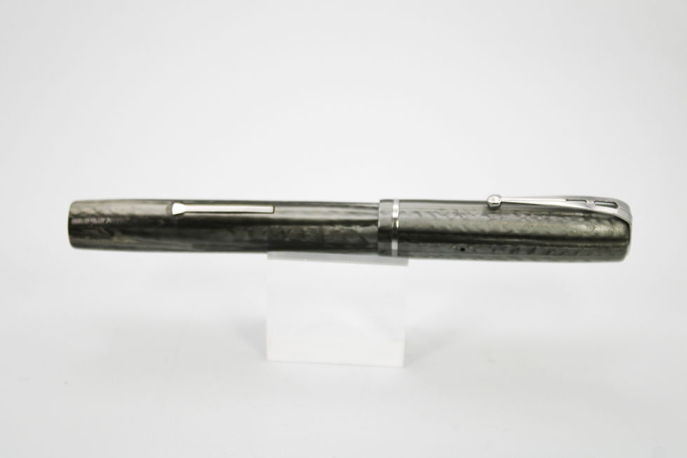 Thumbnail: Esterbrook 1550 Grey Dollar Pen Lever Fill Fountain Pen (11-16-25-RS-Est 15