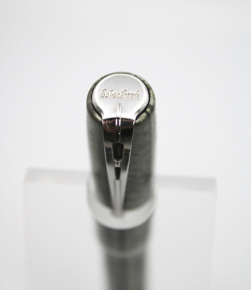 Thumbnail: Esterbrook 1550 Grey Dollar Pen Lever Fill Fountain Pen (11-16-25-RS-Est 15