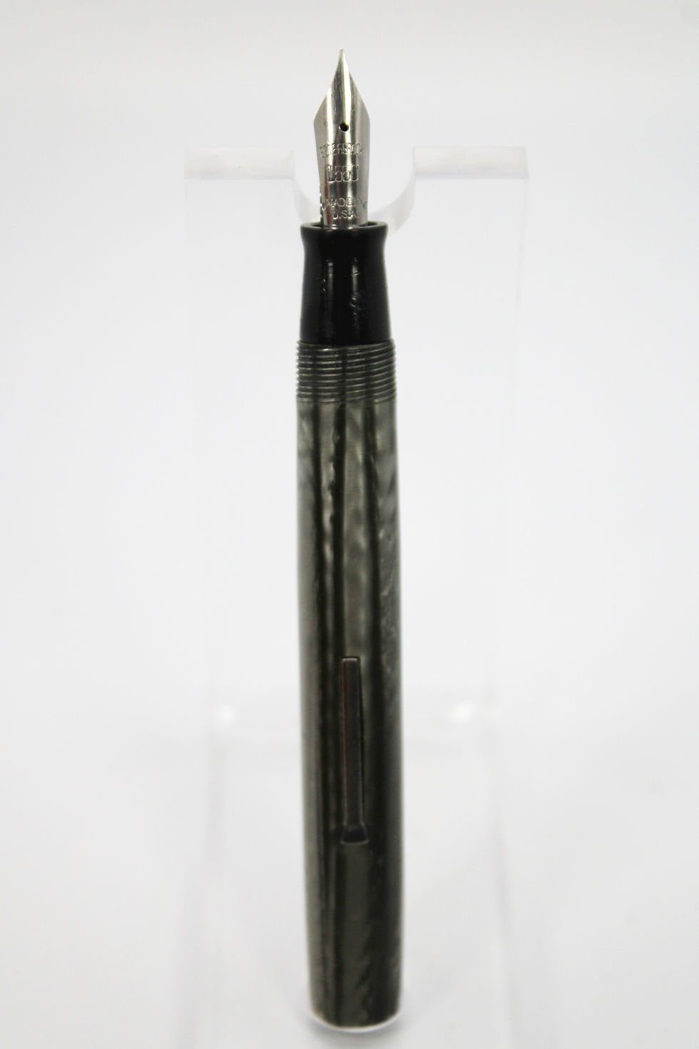 Thumbnail: Esterbrook 1550 Grey Dollar Pen Lever Fill Fountain Pen (11-16-25-RS-Est 15