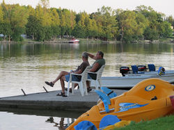 Relaxing on the Dock