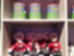 Souvenirs of soup cans and andy warhol dolls