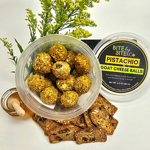 Mini Pistachio Goat Cheese Balls