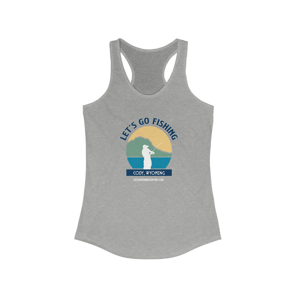 Thumbnail: Racerback Tank for Let's Go Fishing 