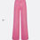 Küçük resim: Pembe Geniş Paça Jean