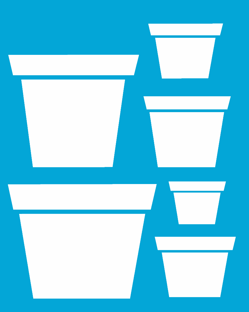 Stencil Vasos