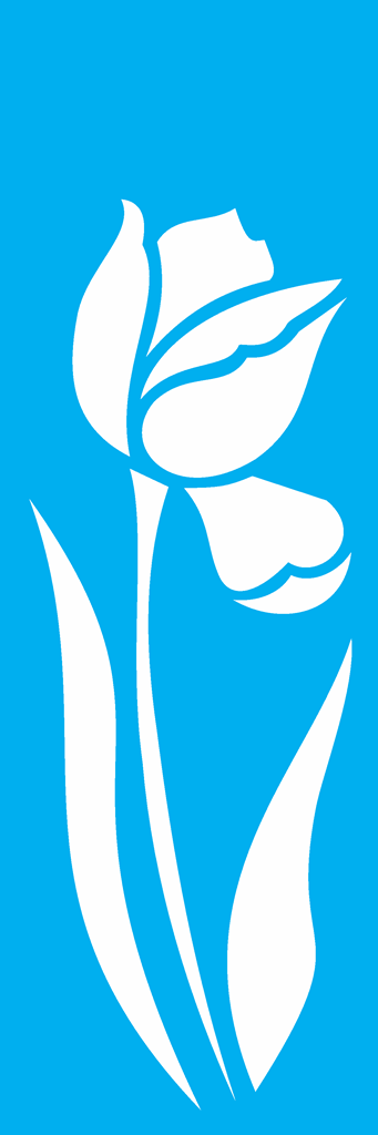 Stencil Flor Tulipa I