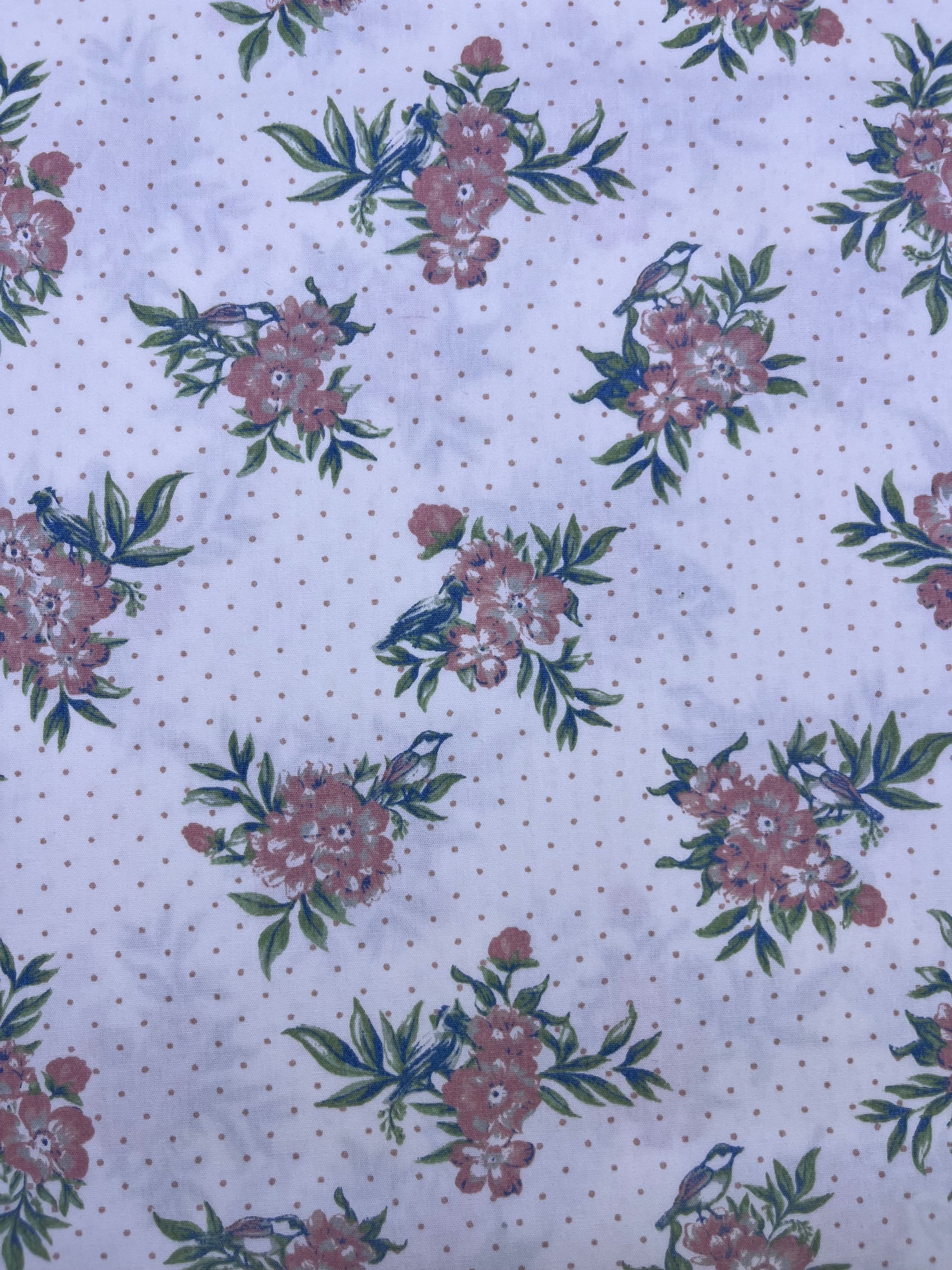 Tricoline Bouquet e Passáros