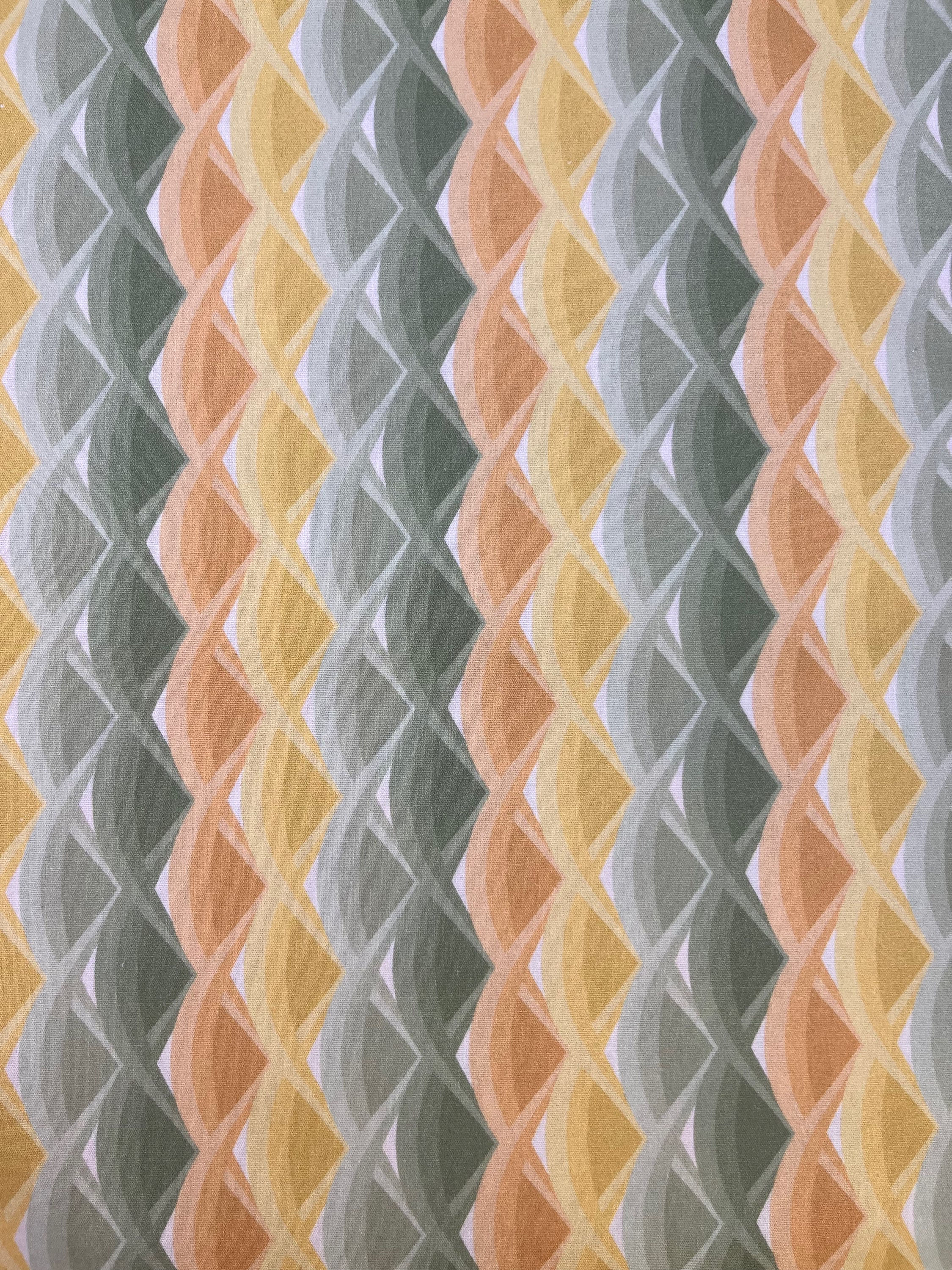 Tricoline Digital Apricot Geometrico