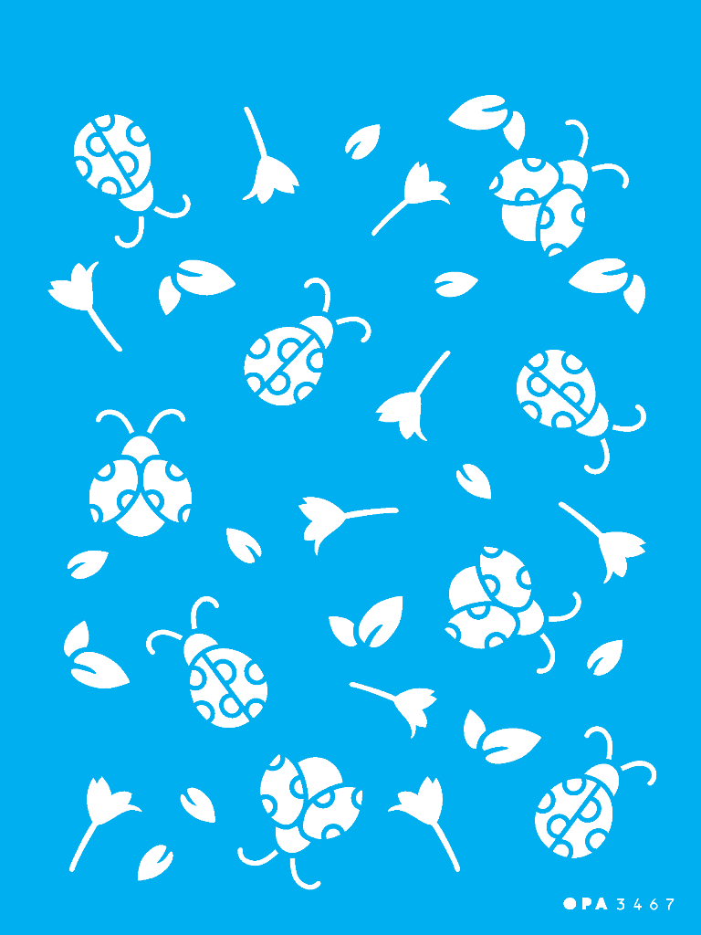 Stencil Estamparia Joaninhas