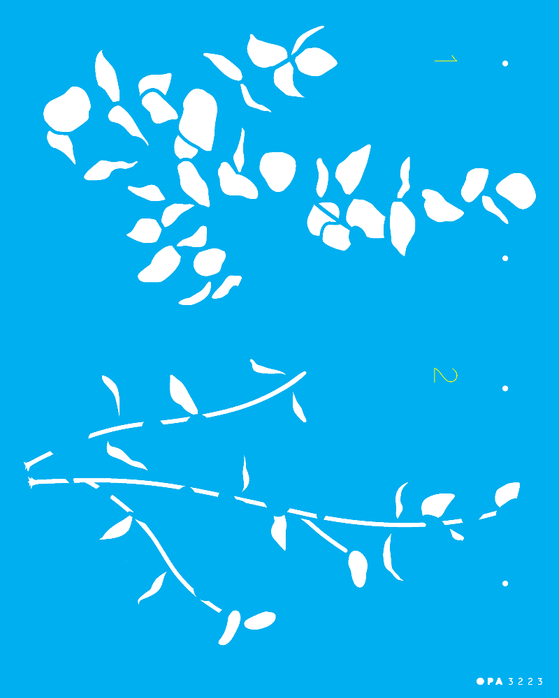 Stencil Plantas Eucalipto