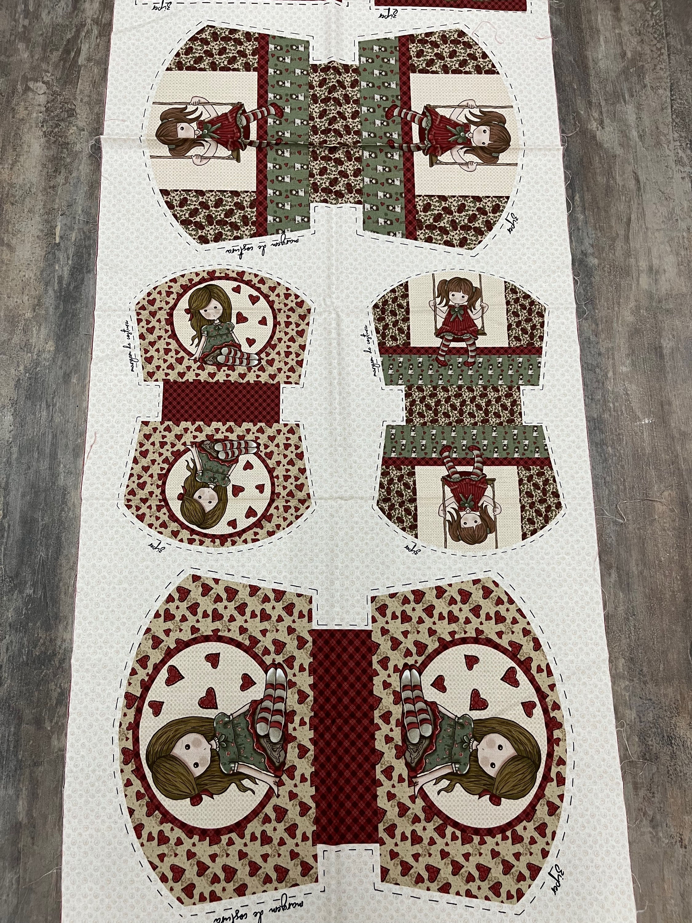 Kit Tricoline Digital Painel Necessarie Bonecas