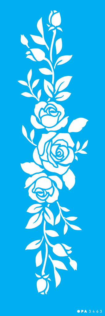 Stencil Rosas III
