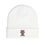 Thumbnail: Embroidered Knit Beanie - White