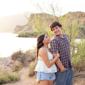Capturing Love and Growth: A One-Year Anniversary Session at Lost Dutchman State Park