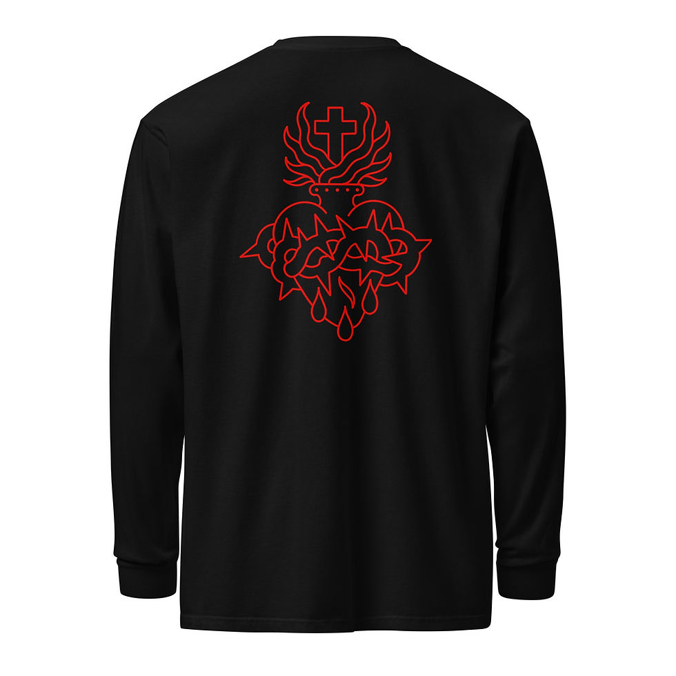 Miniatura: Heavyweight embroidered long-sleeve shirt