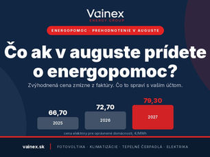 Čo ak v auguste prídete o energopomoc? Čo to znamená pre váš účet za elektrinu