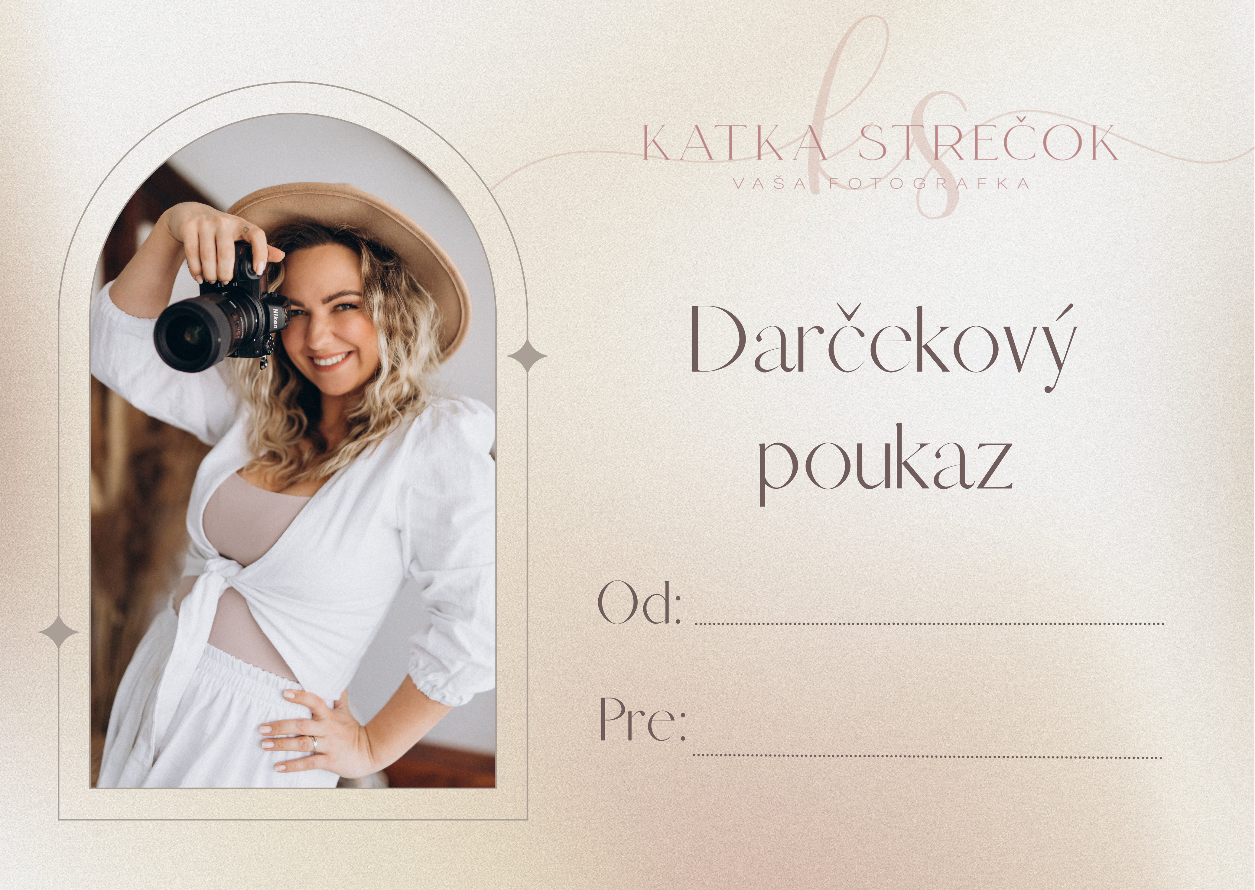 DARČEKOVÝ POUKAZ - NOVORODENECKÉ FOTENIE