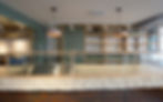 Counter and shelves