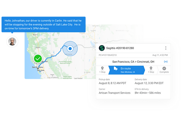 Banner image for the Fleetora visibility platform