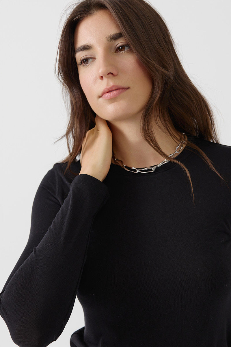 Thumbnail: Angie T-shirt Zwart