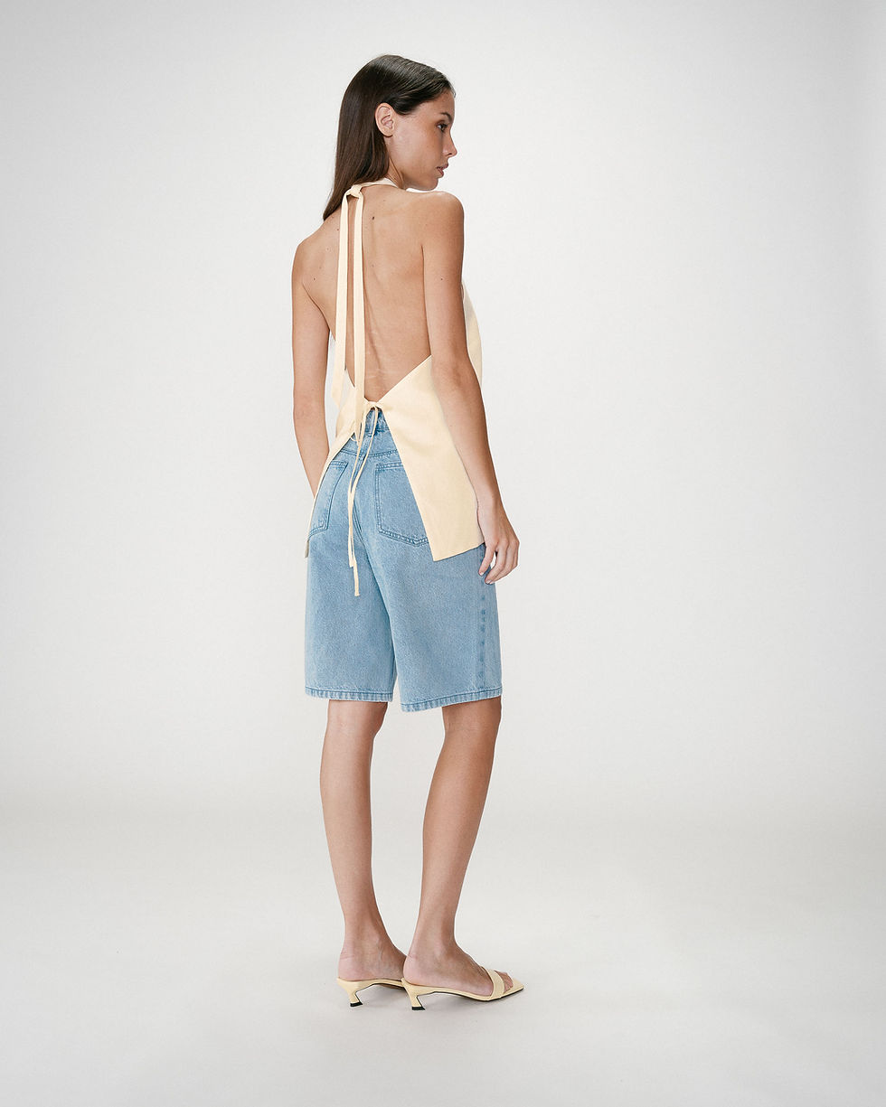 Thumbnail: Wise Halter Top Geel