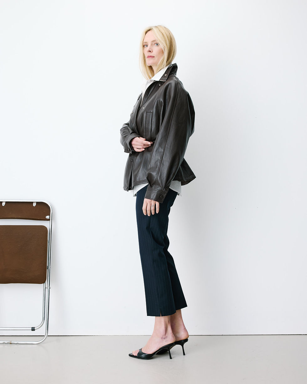 Thumbnail: Auburn Faux Leather Jacket