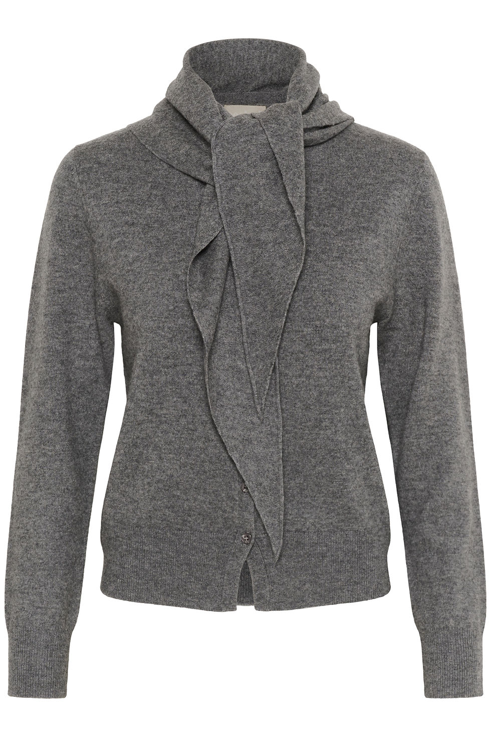 Thumbnail: Molina Scarf Cardigan Grijs
