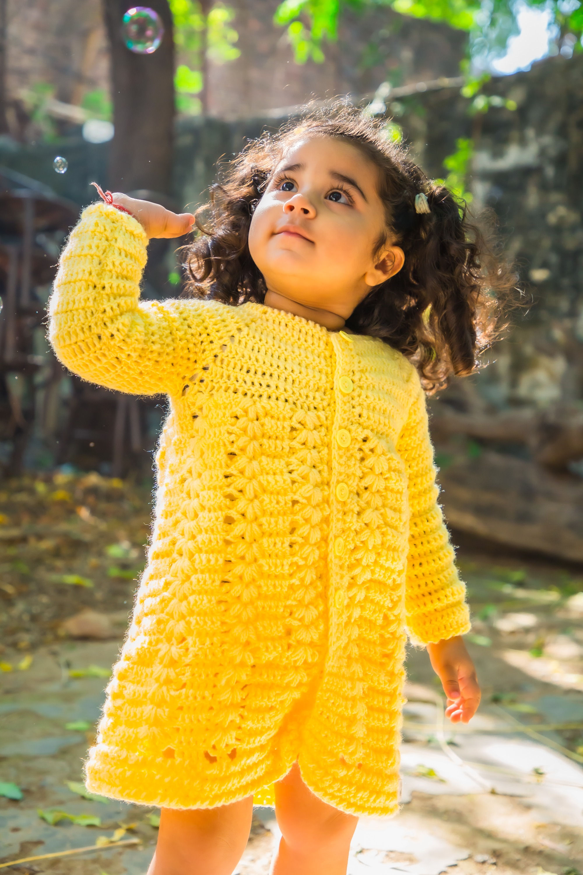 Lemon Meringue Crochet Frock