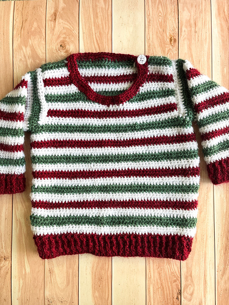 Thumbnail: Tinsel Dance Crochet Sweater