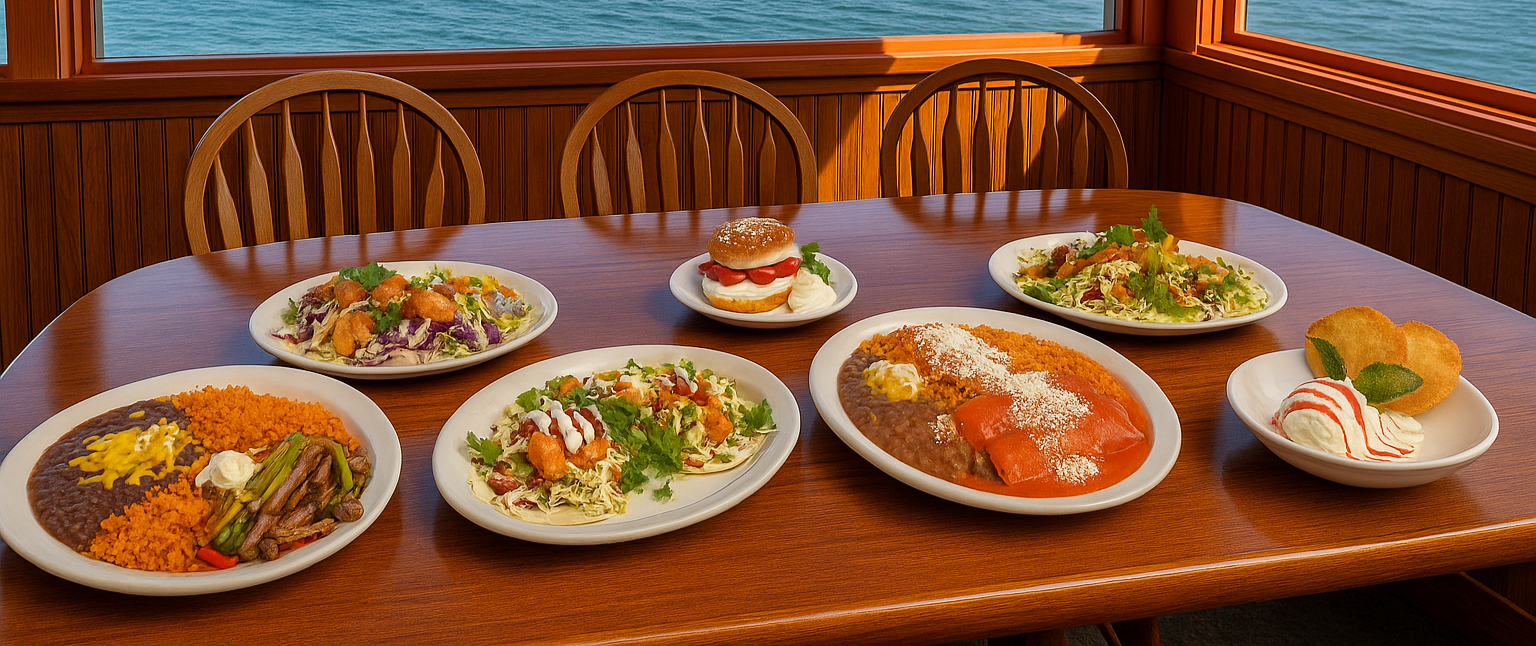 Arranged Food and Objects