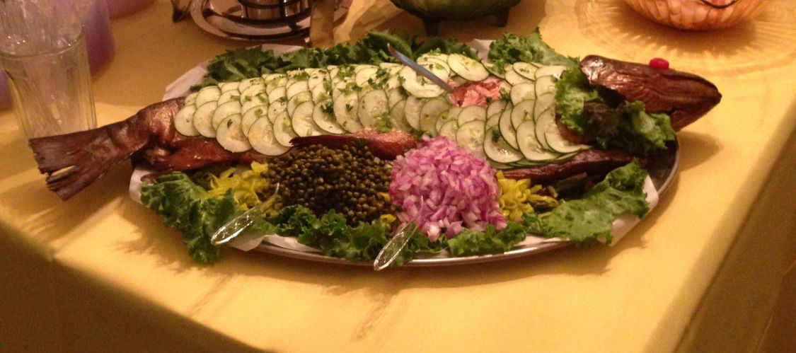 whole smoked salmon