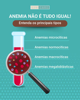 Anemia não é tudo igual! Entenda os principais tipos