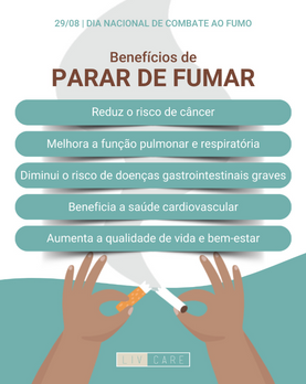 Dia Nacional de Combate ao fumo: Benefícios de parar de fumar