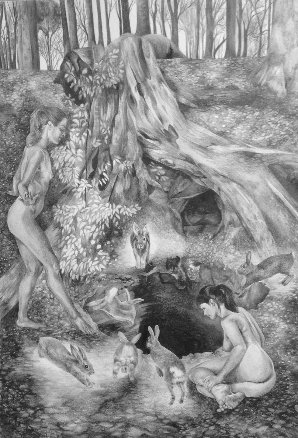 "Down the rabbit hole"